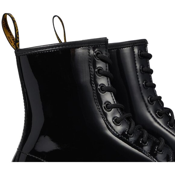 New Women's Doc Dr. Martens 1460 Patent Lamper Leather Boots Size 9 MSRP $170 - Picture 6 of 6